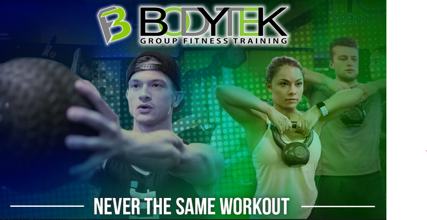 BodyTek group fitness training - never the same workout
